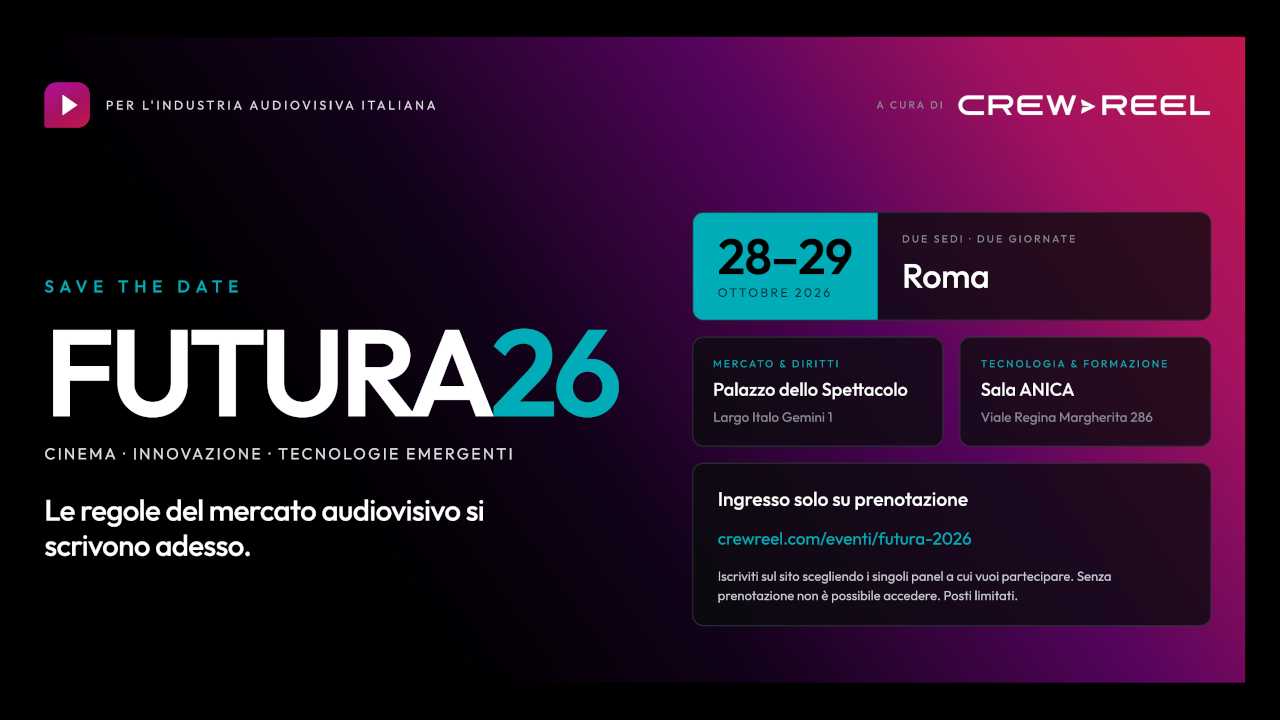 FUTURA 2026 - Cinema, Innovazione e Tecnologie Emergenti