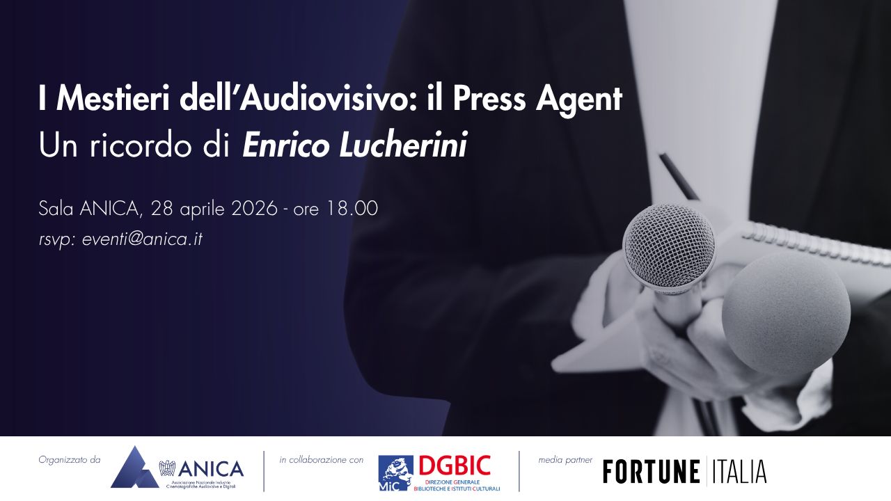 Ricordo di ENRICO LUCHERINI | Sala ANICA 28 aprile 2026