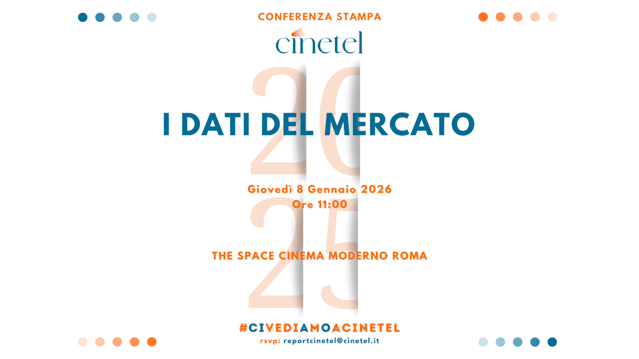 conferenza stampa Cinetel 8 gennaio 2026